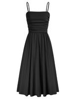 1 x RAW Customer Returns Retro dress sheath spaghetti strap dress ladies 50s dress sheath dresses fashion dress CL837-3 S - RRP €38.99