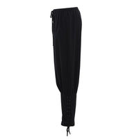 1 x RAW Customer Returns Double Villages Unisex Renaissance Pants Trousers Medieval Viking Pants Men s Viking Pants Costume as3, Alpha, M, Regular, Regular, Black  - RRP €24.36