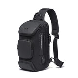 1 x RAW Customer Returns OZUKO Men s Sling Backpack, Anti-Theft Shoulder Bag Chest Bags Waterproof Sling Bag Large USB Rechargeable Crossbody Backpack for Hiking Cycling Travel Sports - RRP €41.3