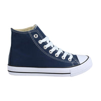 1 x RAW Customer Returns Elara Unisex Cult Sneaker Comfortable sports shoes for men and women High Top Textile Shoes Chunkyrayan 42 EU Dark Blue Basic - RRP €25.95