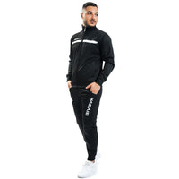 1 x RAW Customer Returns GIVOVA ONE FULL ZIP POLARFLEECE SUIT BLACK WHITE - RRP €32.24