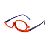 1 x RAW Customer Returns Amorays Makeup Glasses for Women, Rotating Reading Glasses for Monolente Makeup Fashion L3660NEW Orange, 1.0  - RRP €60.0