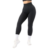 1 x RAW Customer Returns DOULAFASS Sports Leggings Women s High Waist Opaque Gym Leggings Seamless Sports Leggings Long Fitness Leggings Black L - RRP €23.18