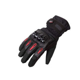 1 x RAW Customer Returns 2KP CE Motorcycle Gloves for Men Women, Winter Motorbike Gloves, Waterproof Windproof Motorbike Gloves Thermal Touch Screen Gloves for Motocross Racing BMX MTB Cycling XL  - RRP €29.99