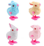 34 x Brand New Wind-Up Rabbit Toys, 4Pcs Clockwork Rabbit Toys, Hopping Rabbit Toys, Plush Easter Rabbits, Easter Toys for Kids, Easter Gifts - RRP €693.6