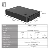 1 x RAW Customer Returns Shanqiu Mini UPS Uninterruptible Power Supply for Router, Modem, Camera with AC Input USB Output 5V DC 5V 9V 12V 1A 2A 3A 74Wh  - RRP €76.84