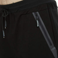 1 x RAW Customer Returns JustSun jogging pants men s training pants men s sports pants men s long cotton fitness pants men s zipper pockets black M - RRP €32.99