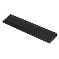 1 x RAW Customer Returns Door threshold ramp, curb ramp, 100cm transition profile, non-slip ramp 2 cm high, width 8cm, suitable for indoor and outdoor use, bathroom, door, supermarket, garage black  - RRP €25.2