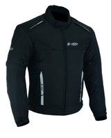 1 x RAW Customer Returns BI ESSE Removable Ventilated Fabric Motorcycle Scooter Travel Jacket Fluo, M  - RRP €68.84