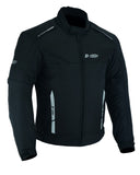 1 x RAW Customer Returns BI ESSE Removable Ventilated Fabric Motorcycle Scooter Travel Jacket Fluo, M  - RRP €68.84