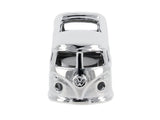 1 x RAW Customer Returns BRISA VW Collection - Volkswagen T1 Bulli Bus Tealight Candle Holder Table Decoration Made of Ceramic 1 28 Classic Bus Silver  - RRP €21.13