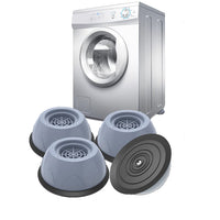 1 x RAW Customer Returns Anti-vibration Washing Machine Feet, 4pcs, Anti-slip, Feet, Refrigerator Dryer Damper - RRP €8.05