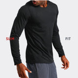 1 x RAW Customer Returns NANO HERTZ Top Long Sleeves Slimming Sauna T-Shirt Slimming Tank Top Sweating Sports Tracksuit for Sweating Gym Fitness Yoga Running Men - RRP €20.64