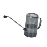 1 x RAW Customer Returns Milageto 1L watering can with long spout and removable spray head, small watering can for bonsai plants in the garden at home, light gray - RRP €9.47