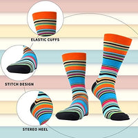 1 x RAW Customer Returns WeciBor Colorful Cotton Socks Funny Art Pattern for Men 5 pairs, Sizes 47-50 - RRP €24.0