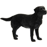 1 x RAW Customer Returns Leonardo Collection Labrador Ornament Dog, Stone, Black - RRP €19.16