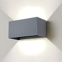 1 x RAW Customer Returns ENCOFT LED wall light indoor outdoor 24W antracite, outdoor light wall lamp, IP65 waterproof outdoor wall light 6000K cold white, up down light beam adjustable for balcony, living room, bedroom - RRP €42.99