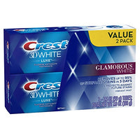 1 x RAW Customer Returns Crest Crest Twin Pack 3D White Luxe Glamorous White Toothpaste, 3.5 Ounce each, 2 Pack - RRP €48.63