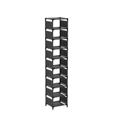 1 x RAW Customer Returns esonstyle 10 tier shoe rack, narrow metal shoe rack for 10 pairs, high shoe rack, space saving shoe storage for living room, entrance area, hallway and cloakroom - RRP €19.86