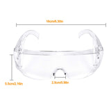 1 x RAW Customer Returns Pack of 12 safety glasses, eye protection, safety glasses, work with clear lenses, protective glasses, over glasses, work safety glasses, scratch-resistant for men and women - RRP €20.15