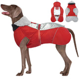 1 x RAW Customer Returns Kuoser Winter Dog Coat, Warm Dog Jacket, Dog Coat for Large Dogs, Dog Clothes, Windproof Winter Coat for Dogs, Reflective Winter Jacket Dogs, XL - RRP €36.29