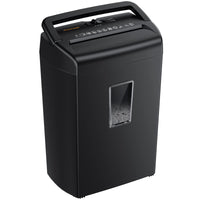 1 x RAW Customer Returns Bonsaii Home Office 10-sheet document shredder, cross-cut shredder for paper and credit cards, security level P4, overheating protection and practical handle design, 21L waste container C209-D  - RRP €50.41