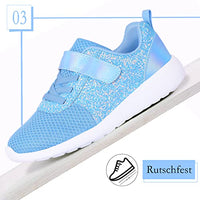 5 x Brand New Girls shoes children s sneakers glitter sports shoes indoor shoes sneakers velcro tennis shoes street running shoes basketball shoes running shoes outdoor fitness shoes.EU22.Blue - RRP €300.0