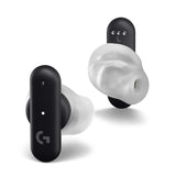 1 x RAW Customer Returns Logitech G FITS True Wireless Gaming Earbuds, Custom Fit, LIGHTSPEED Bluetooth, Four Beamforming Microphones, PC, Mac, PS5, PS4, Mobile, Nintendo Switch - Black - RRP €292.59