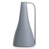 1 x Brand New Sziqiqi Metal Blue Vase with Handle - Nordic Narrow Cone Vases Modern Flower Vase for Pampas Grass Artificial Flowers Dried Flowers Decorative Vases for Table Decoration Living Room Bedroom Kitchen - RRP €19.1