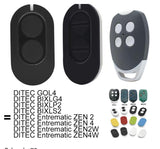 1 x RAW Customer Returns Garage door remote control Compatible with 433MHz Ditec Gol4 Bixlp2 Bixls2 Bixlg4 Entre Matic Zen 2 Zen4 zen2w Zen4w transmitter command 433.92 MHz 2 pieces garage door opener for DITEC ENTREMATIC ZEN2 - RRP €30.82