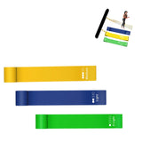 2 x Brand New Resistance bands, BPA free silicone lumbar training band, 3 resistance levels fitness bands, strength training for fitness, sports, muscle building, pull-ups, yoga - RRP €31.64