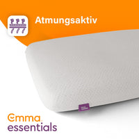 3 x RAW Customer Returns Emma Essentials foam pillow 35x70cm - Breathable, moisture-regulating, washable up to 40 C - RRP €120.99