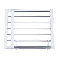 1 x RAW Customer Returns BAOYOUNI Closet Shelf Expandable Shelf No Drilling Adjustable Storage Shelf Divider Support for Cabinet Organizer 45-70CM, Ivory - RRP €41.99