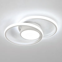 1 x RAW Customer Returns Ceiling lamp LED, 42W 4700LM LED ceiling light modern, round LED ceiling lighting for bedroom living room kitchen studio, cold white light 6500K, white, 40CM - RRP €37.67