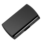 1 x RAW Customer Returns Metal Cigarette Case Box, Contains 12 85mm Cigarettes 12pcs 85mm, Gun black  - RRP €12.78