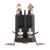 1 x RAW Customer Returns KIMISS Briggs and Stratton Starter Solenoid Solenoid Starter Black Metal and Plastic 3 Pole Universal Starter Solenoid 12V for MTD 109946 146154 1753539 AM138497 33 331 33-334  - RRP €20.4