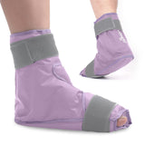 1 x RAW Customer Returns NEWGO Cooling Cuff Foot Cooling Shoes Cooling Socks Feet Ice Shoe for Injuries Ankle Ice Bag Cooling Socks Chemotherapy Pack of 1 Purple  - RRP €25.2