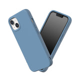 1 x RAW Customer Returns RhinoShield Case compatible with iPhone 13 14 SolidSuit - Shock-absorbing slim protective case with premium finish - 3.5 meter drop protection - turquoise blue - RRP €30.24