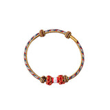 1 x RAW Customer Returns Viwind Tibetan Lucky Bracelet for Women Braided Bracelet Tibet Style Adjustable Wrist Bracelet Red Bracelet Rope Bracelets Red  - RRP €19.15