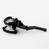 1 x RAW Customer Returns Aiuphing Motorcycle Clutch Brake Levers 7 8 22mm Adjustable Horn Clutch with Hydraulic Pump Universal Aluminum Handlebar Brake for Honda Suzuki Kawasaki Yamaha D10,Black - RRP €28.91