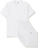 1 x RAW Customer Returns Fruit of the Loom Men s Original T T-Shirt, White, L Pack of 10  - RRP €38.2