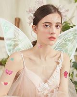 9 x Brand New Fairy Wings Green Tinker Costume Fairy Wings Women Children Elf Wings Butterfly Wings Adult Glitter Fairy Wings Costume Women Halloween Carnival Fairy Wings 60 x 48 cm  - RRP €126.9