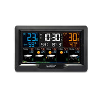 1 x RAW Customer Returns La Crosse Technology - SW403 J 4 Weather Station with Wi-Fi and Colour Display - Black - RRP €25.2