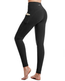 1 x RAW Customer Returns CAMBIVO sports leggings women long, sports pants high waist with cell phone pocket, leggings with cell phone pocket, yoga pants tights opaque for sports, leisure, fitness - RRP €26.99