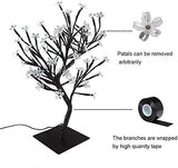 1 x RAW Customer Returns 60cm LED tree with 90 blossoms, cherry tree, light tree for Christmas, wedding, party, indoor decoration warm white  - RRP €36.99