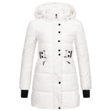 1 x RAW Customer Returns Elara Chunkyrayan Women s Winter Jacket White H-G902 White-40 L  - RRP €78.35