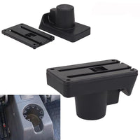 1 x RAW Customer Returns YJYWZH for Astra H armrest center console storage box double layer with cup holder - RRP €60.19