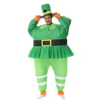 1 x RAW Customer Returns JASHKE St. Patrick s Day Costume for Adults Inflatable Leprechaun Costumes Adult Costume as St. Patrick s Day Gift - RRP €35.99