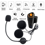 1 x RAW Customer Returns BT-S2 800M BT Motorcycle Helmet Bluetooth Headset Moto Intercom Headset 2.5mm Audio Intercom, Compatible with Helmets, Mobile Phones Walkie Talkie Music Players A2DP GPS FM Radio - RRP €71.99