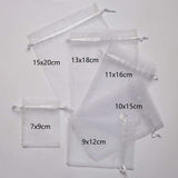 1 x RAW Customer Returns Dahi Organza Bags 60 Pieces Organza Bags Jewelry Bags Wedding Bags Gift Bags Organza Bags 13 x 18 cm 60 Pieces  - RRP €10.89